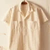 Shirts<BODE Sheer Brick Lace Short Sleeve Shirt