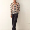 Shirts<BODE Sheer Daisy Long Sleeve Shirt
