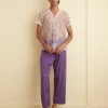 Shirts<BODE Sheer Lavandula Short Sleeve Shirt White