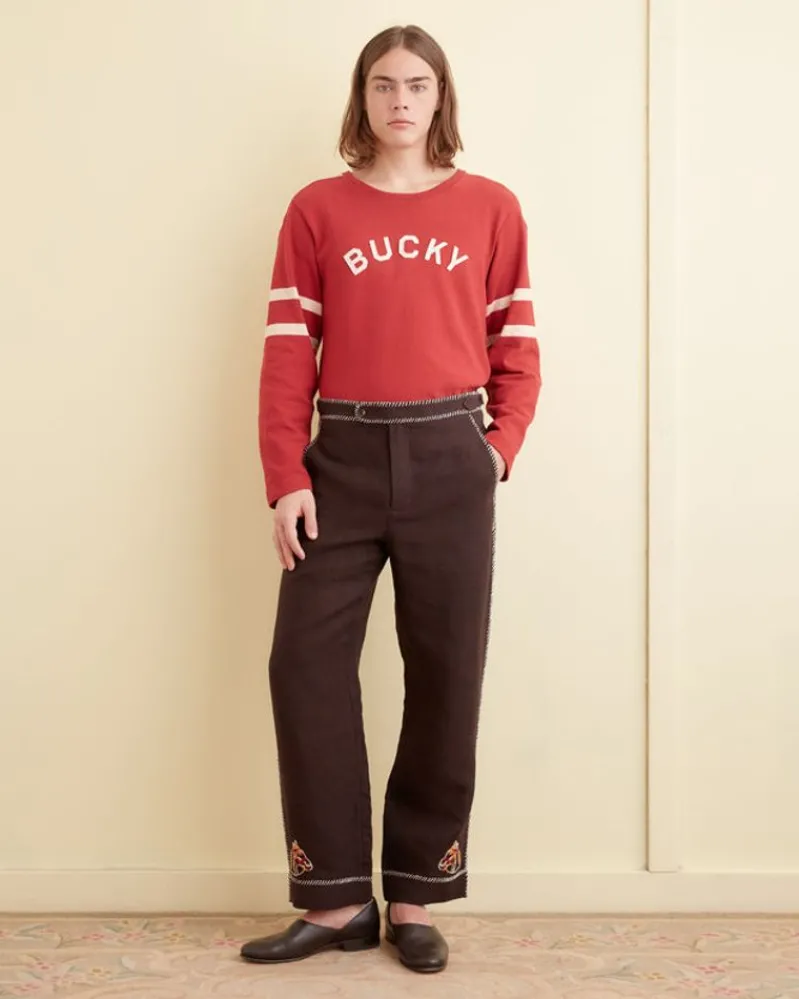 Trousers & Pants<BODE Show Pony Trousers Brown