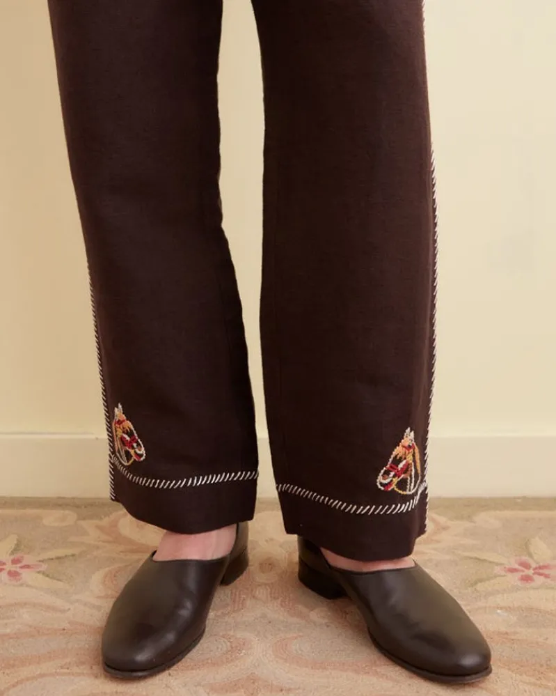 Trousers & Pants<BODE Show Pony Trousers Brown