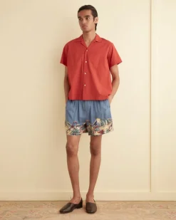 Shorts<BODE Ski Lift Shorts Blue