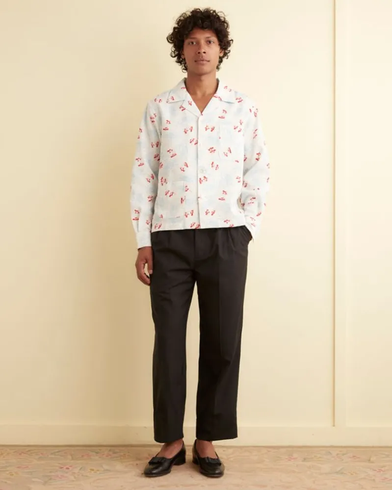 Shirts<BODE Skiing Penguins Long Sleeve Shirt Multi