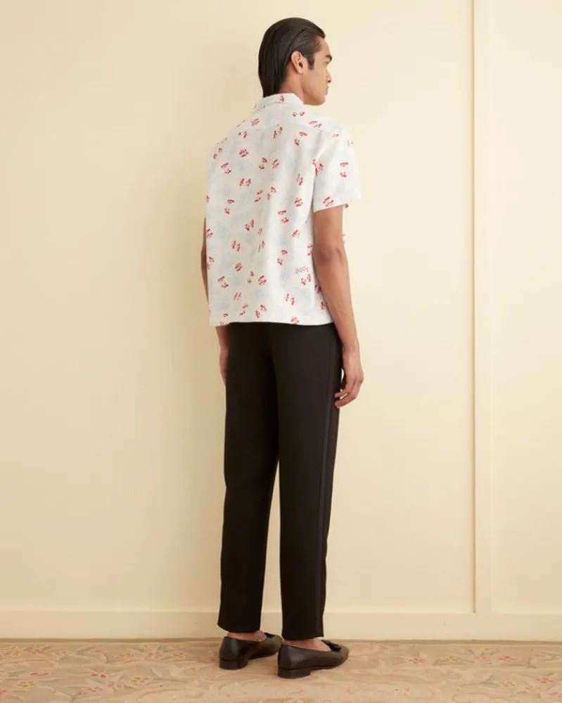 Shirts<BODE Skiing Penguins Short Sleeve Shirt Multi