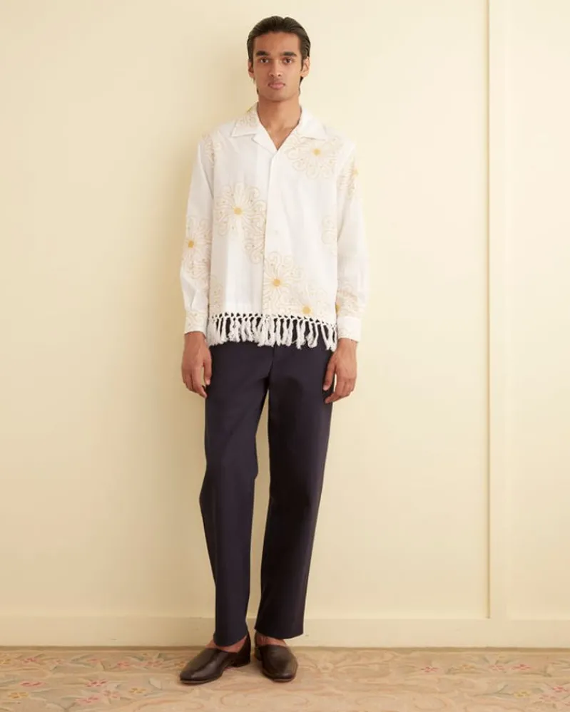 Shirts<BODE Soleil Fringe Long Sleeve Shirt