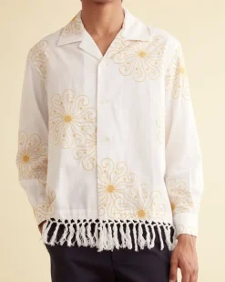 Shirts<BODE Soleil Fringe Long Sleeve Shirt
