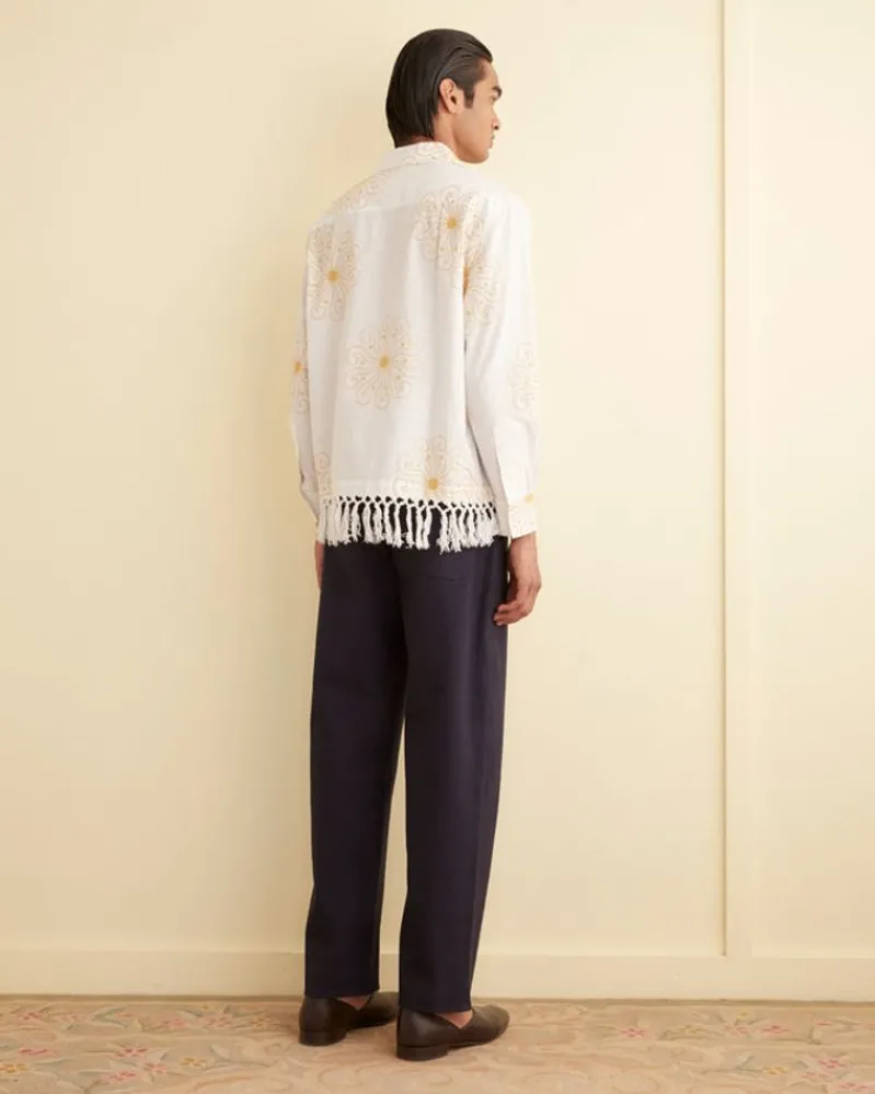 Shirts<BODE Soleil Fringe Long Sleeve Shirt