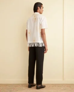Shirts<BODE Soleil Fringe Short Sleeve Shirt