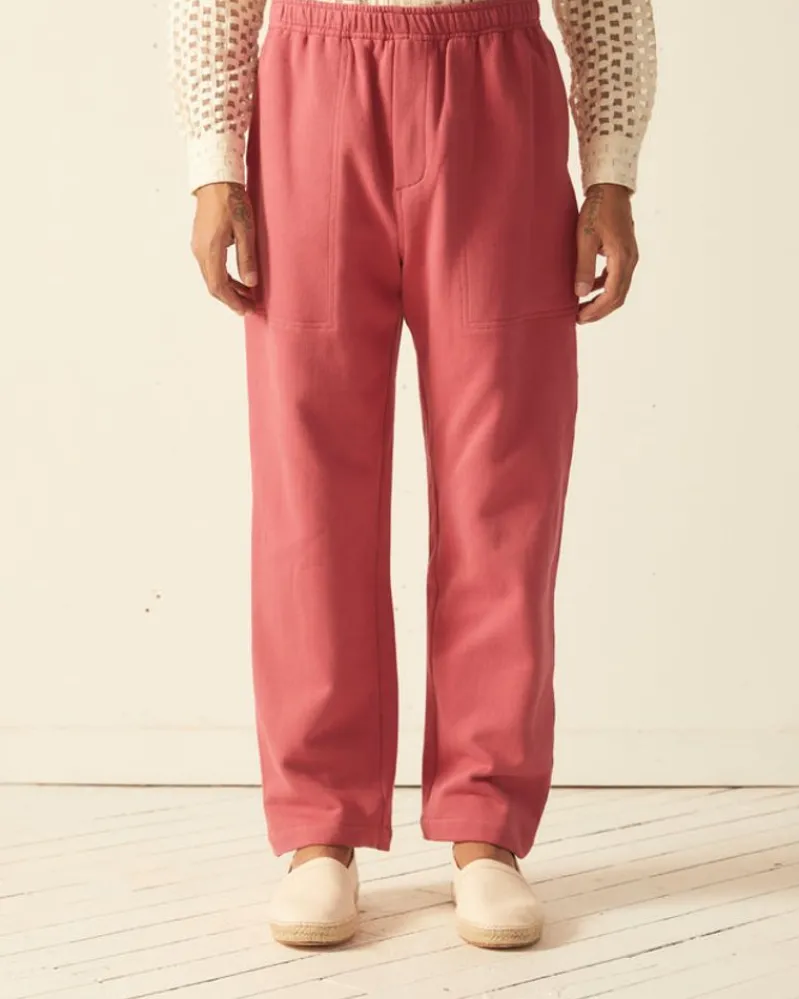 Trousers & Pants<BODE Solid Track Pant - Pink