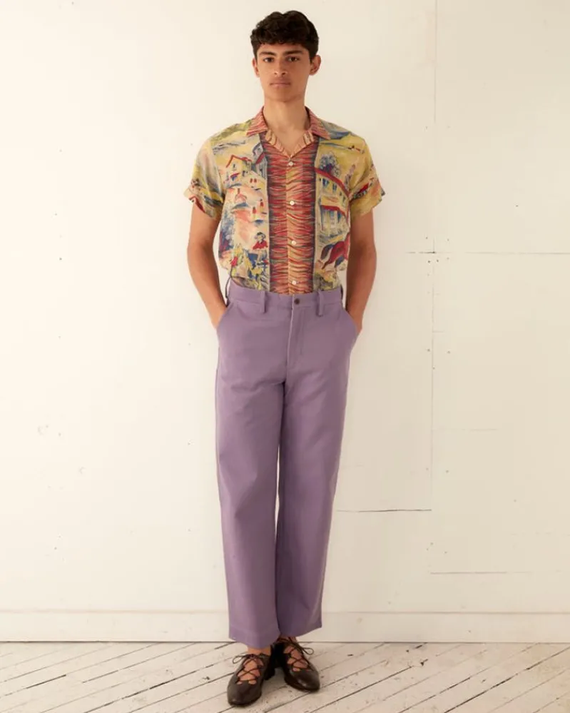 Trousers & Pants<BODE Standard Trousers - Lavender