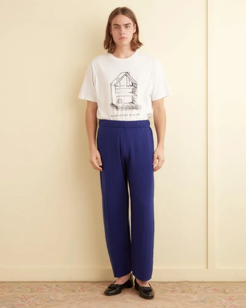 Knitwear<BODE Standard Wool Joggers Blue
