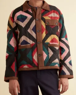 Outerwear<BODE Star Cross Quilt Jacket Multi