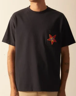 Cut & Sew<BODE Star Pocket Tee - Midnight