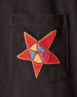 Cut & Sew<BODE Star Pocket Tee - Midnight