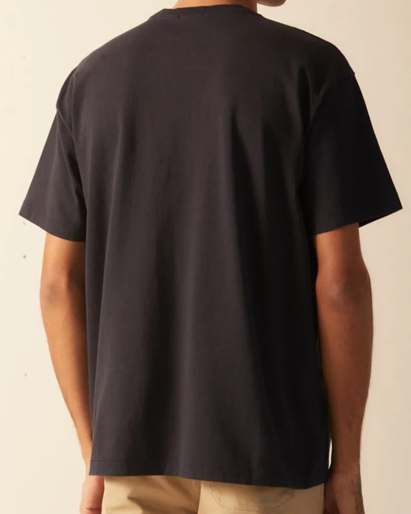 Cut & Sew<BODE Star Pocket Tee - Midnight