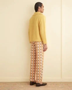 Trousers & Pants<BODE Striped Fruit Bowl Trousers Orange