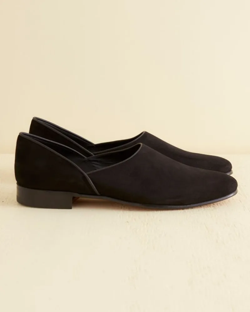 Shoes<BODE Suede House Shoe - Black