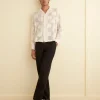 Shirts<BODE Sunflower Lace Long Sleeve Shirt - Ecru