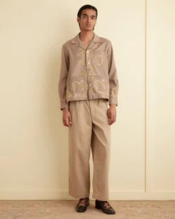 Shirts<BODE Sweet Pine Long Sleeve Shirt Oatmeal