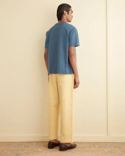 Cut & Sew<BODE Sweet Pine Pocket Tee Petrol