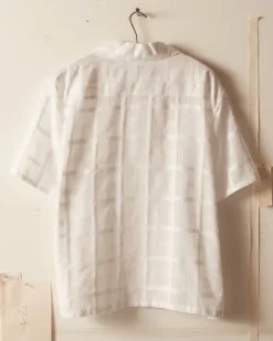 Shirts<BODE Tonal Plaid Short Sleeve Shirt