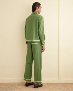Shirts<BODE Top Sheet Long Sleeve Shirt Green
