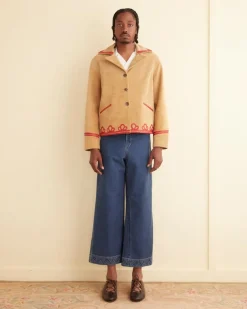 Outerwear<BODE Trefoil Jacket Tan