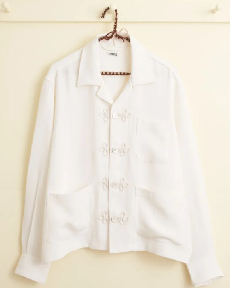 Shirts<BODE Trillium Long Sleeve Shirt Cream