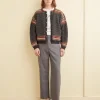 Trousers & Pants<BODE Tropical Wool Side-Buckle Trousers Grey