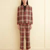 Outerwear<BODE Truro Plaid Suit Jacket Red