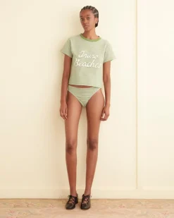 Underpinnings<BODE Truro Stripe Briefs Green/Cream