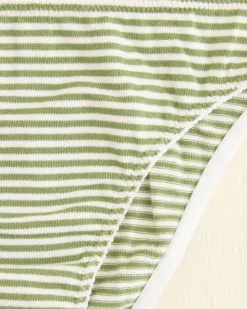 Underpinnings<BODE Truro Stripe Briefs Green/Cream