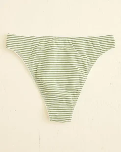 Underpinnings<BODE Truro Stripe Briefs Green/Cream