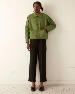 Outerwear<BODE Twill Cropped Car Jacket - Ivy