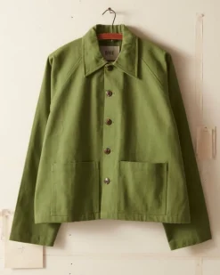 Outerwear<BODE Twill Cropped Car Jacket - Ivy