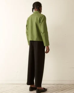 Outerwear<BODE Twill Cropped Car Jacket - Ivy