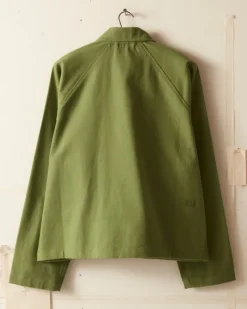 Outerwear<BODE Twill Cropped Car Jacket - Ivy