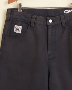 Trousers & Pants<BODE Twill Knolly Brook Trousers Black