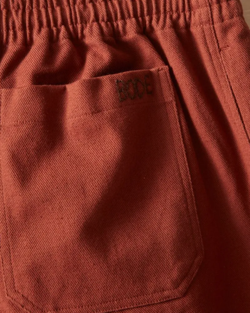 Shorts<BODE Twill Rugby Short - Cinnamon