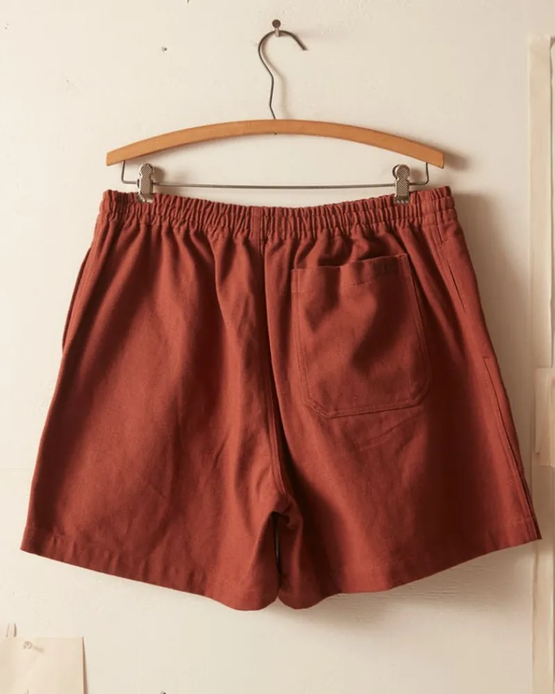 Shorts<BODE Twill Rugby Short - Cinnamon