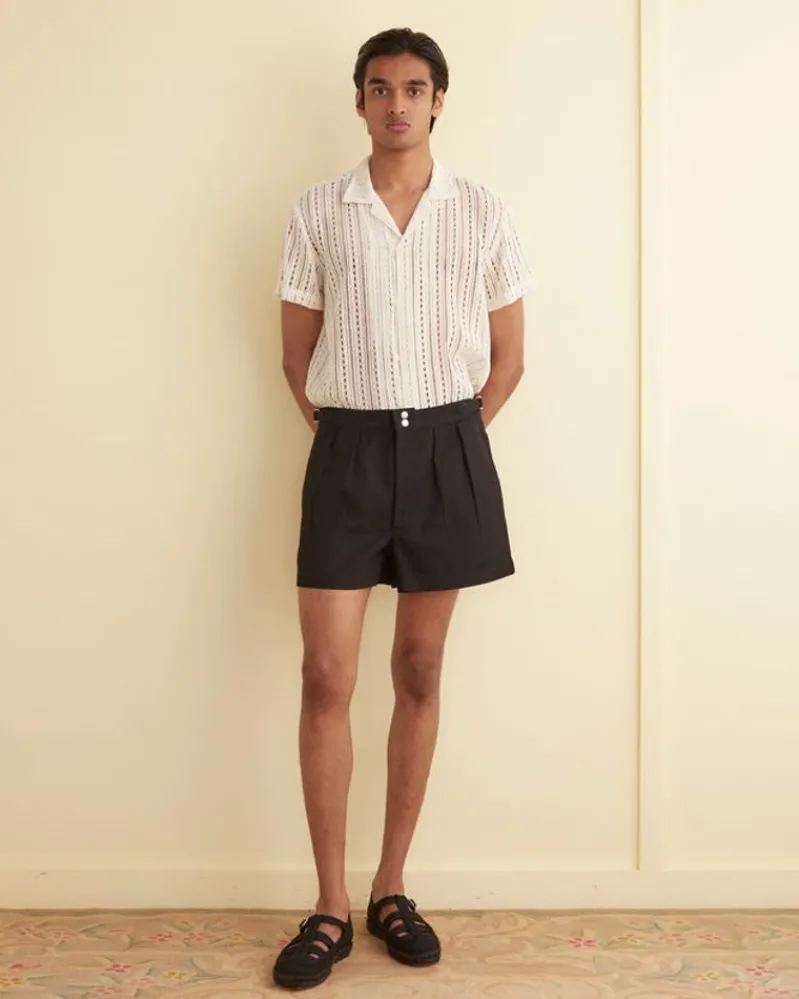 Shorts<BODE Twill Snap Shorts Black