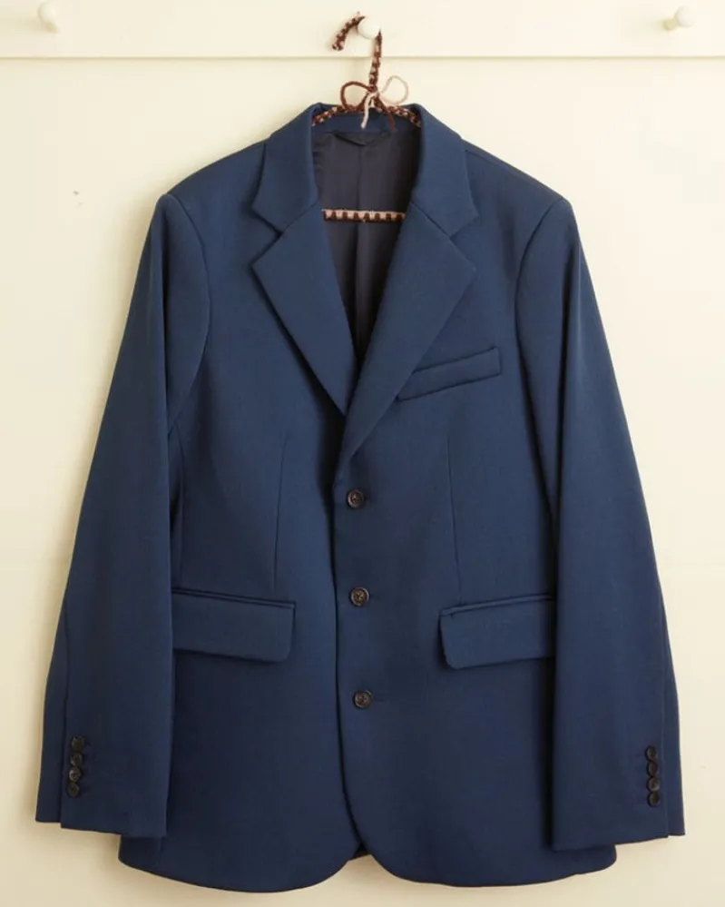Suiting<BODE Twill Suit Jacket Petrol