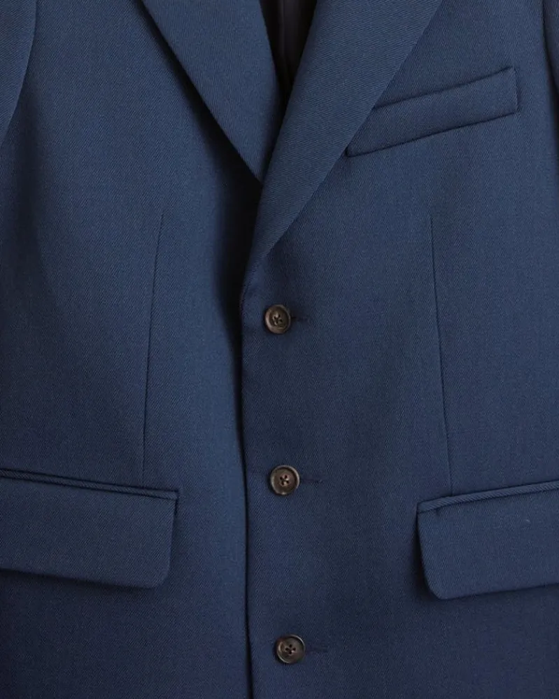 Outerwear<BODE Twill Suit Jacket Petrol