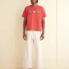 Cut & Sew<BODE Twin Parakeet Tee Red