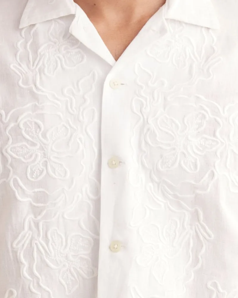 Shirts<BODE Village Garden Long Sleeve Shirt White