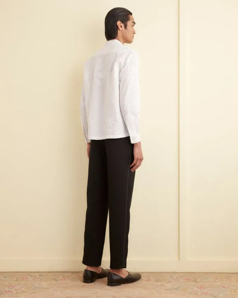 Shirts<BODE Village Garden Long Sleeve Shirt White