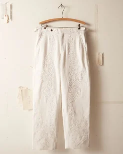 Trousers & Pants<BODE Village Garden Trousers White