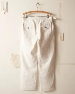 Trousers & Pants<BODE Village Garden Trousers White