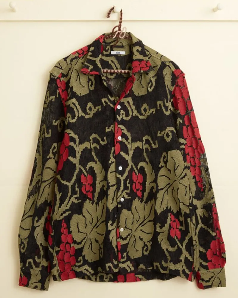 Shirts<BODE Vineyard Mesh Long Sleeve Shirt