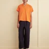 Shirts<BODE Voile Double-Pocket Short Sleeve Shirt - Orange